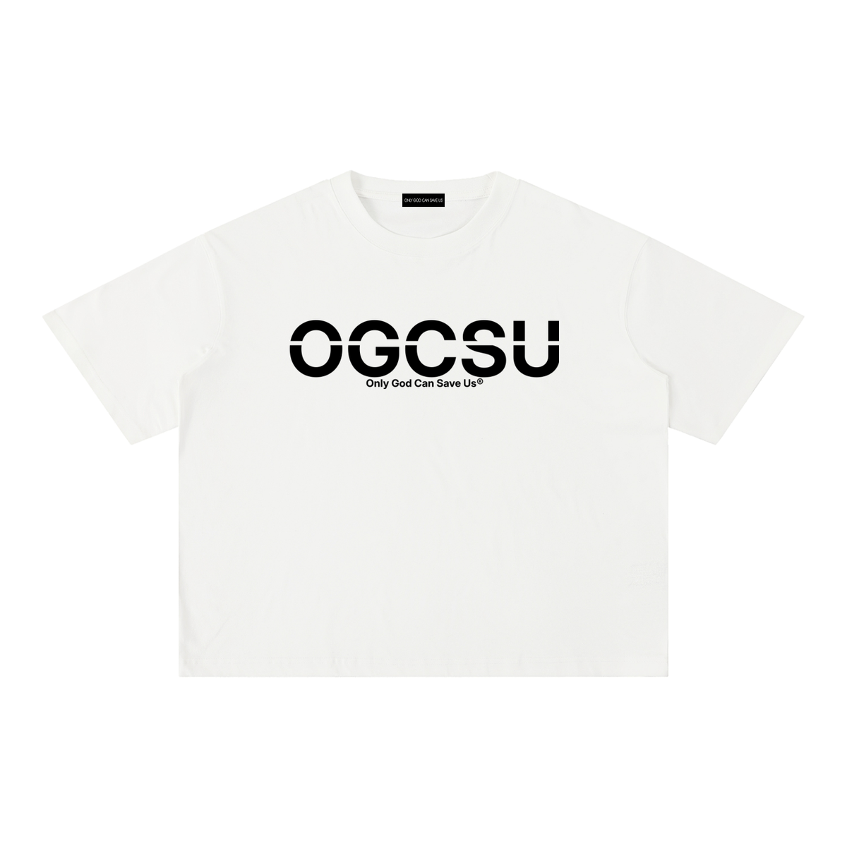 Laser Beam Logo Boxy Cotton Tee (2 Colors)