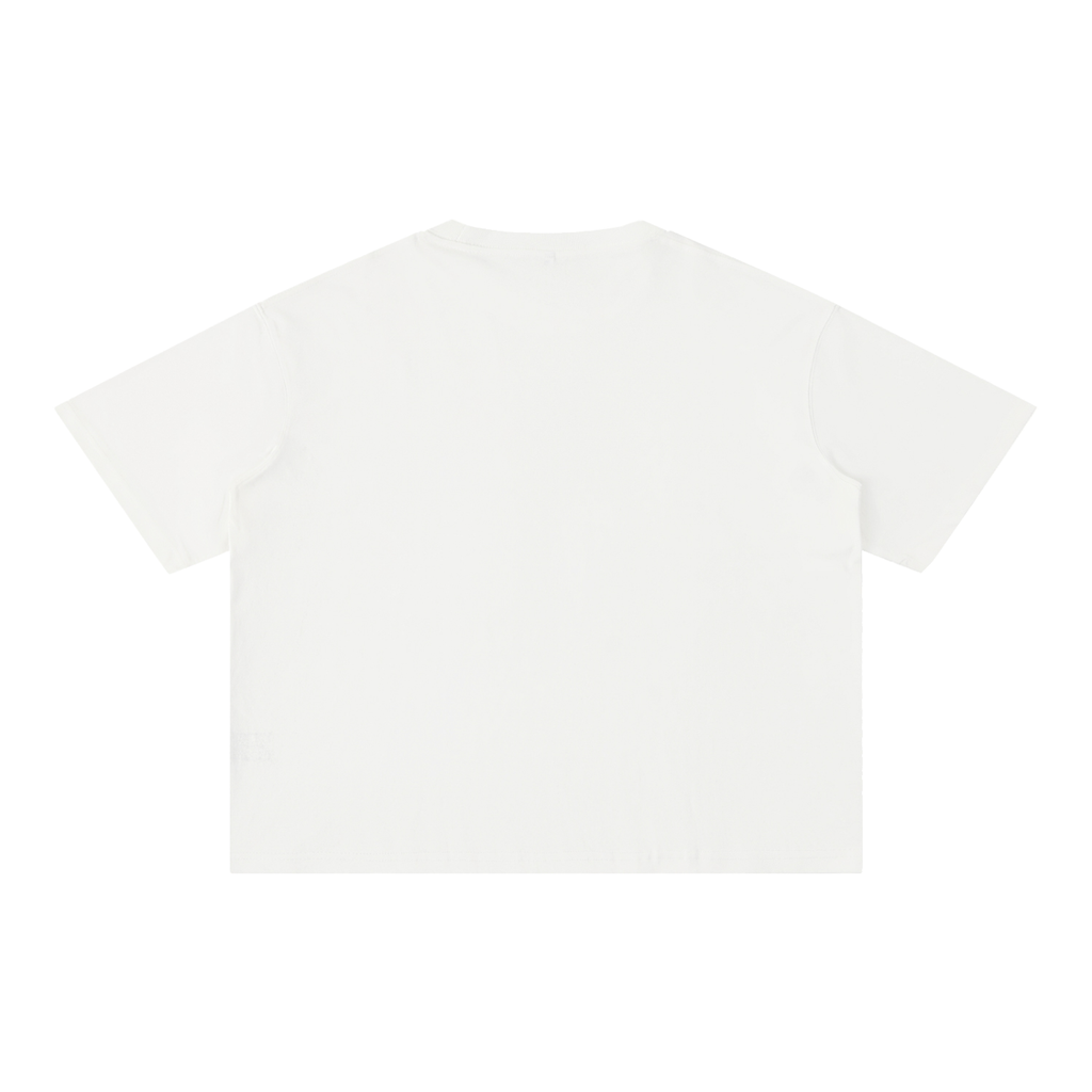 Laser Beam Logo Boxy Cotton Tee (2 Colors)