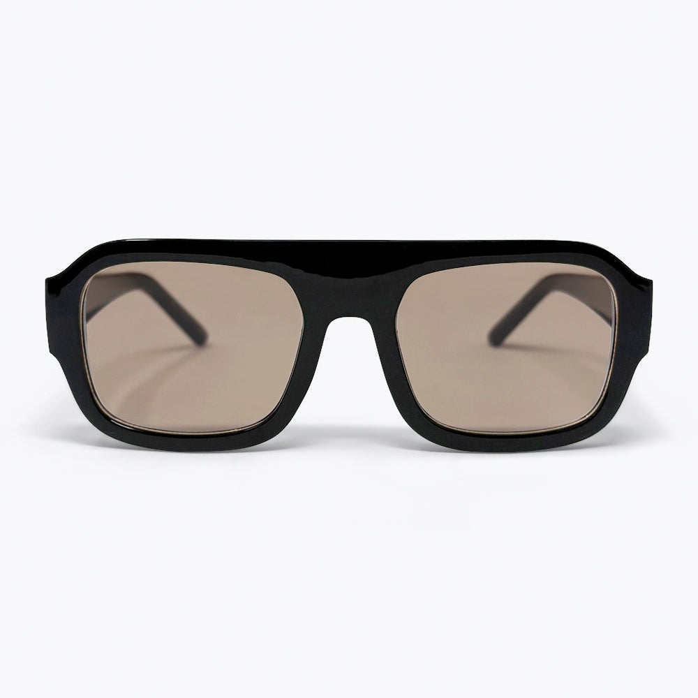 Black Oversized Square Frame Sunglasses