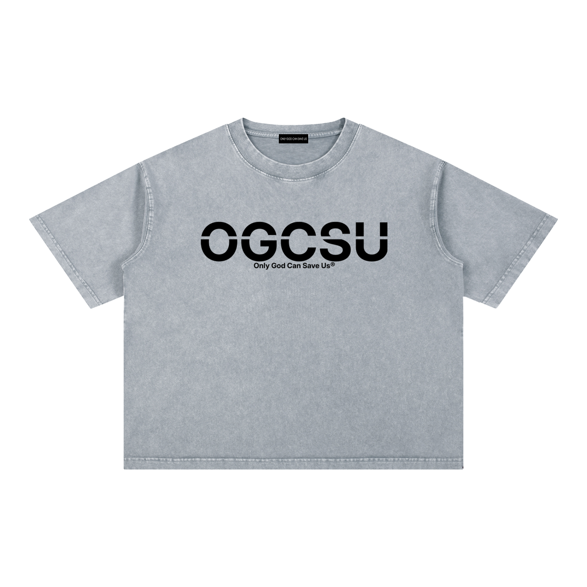 Laser Beam Logo Boxy Cotton Tee (2 Colors)